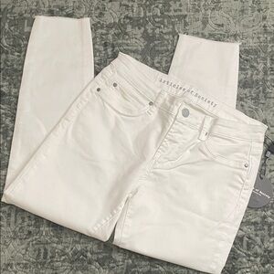 Articles Of Society Women's Skinny Leg Crop Jeans in White